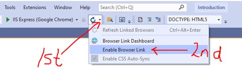 enable browser link 1
