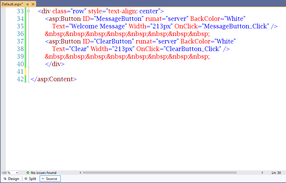 Writing first Web Forms App 1-40-d