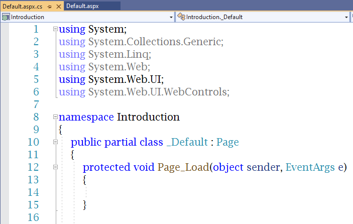 Writing first Web Forms App 1-41-a