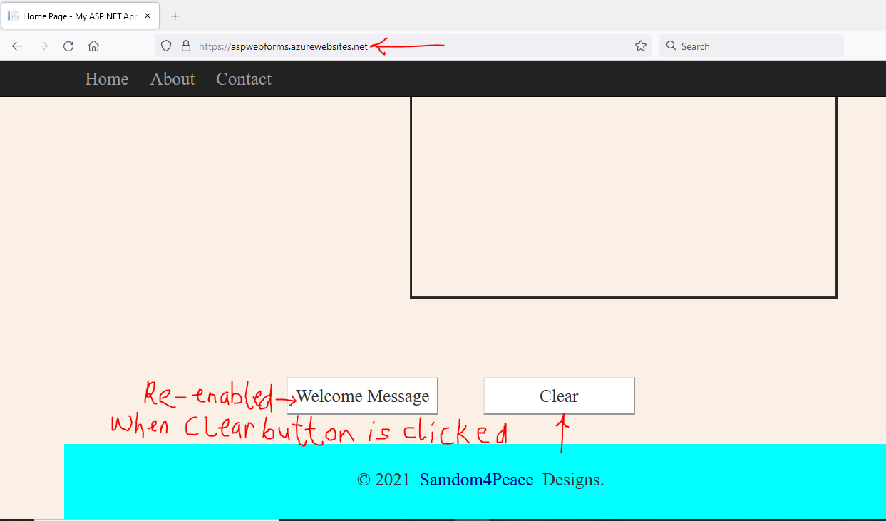 Publishing first Web Forms App 1-15