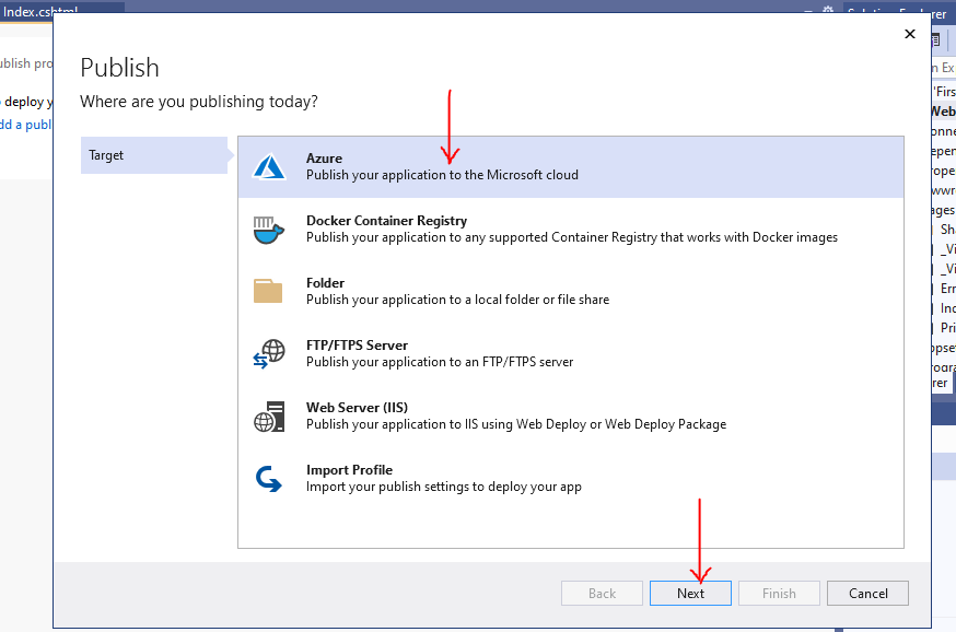 .NET Core 3.1: Writing first Web Pages App 1-9