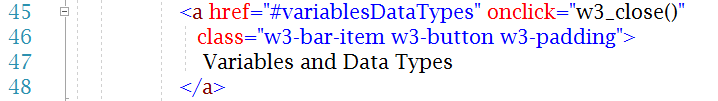 Include Variables and Data Types