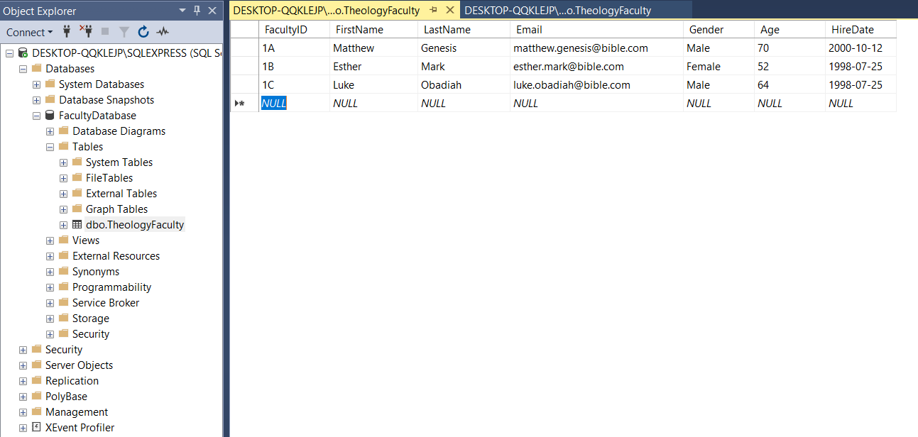 Add Rows to Table 2