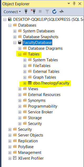 Create Table 5