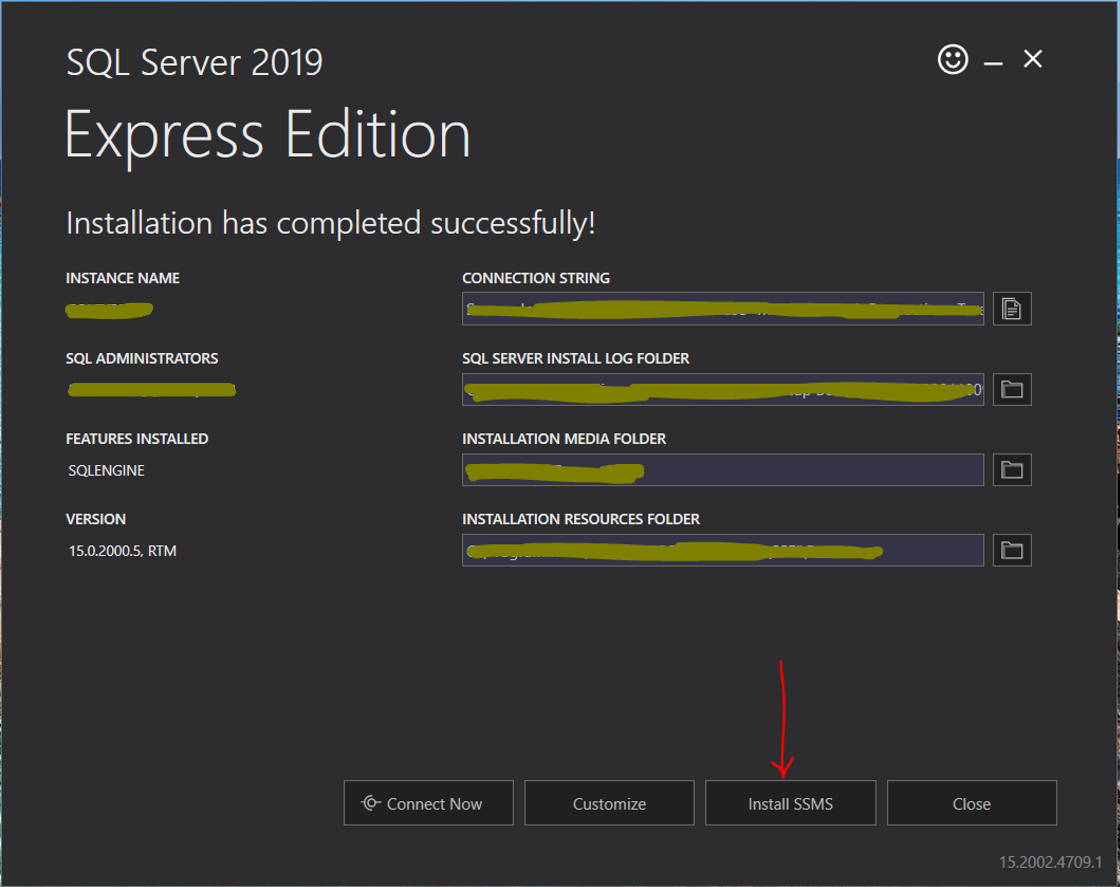 Install SQL Server