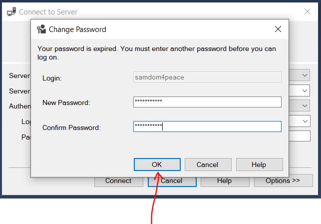Change Login to Server Authentication 10