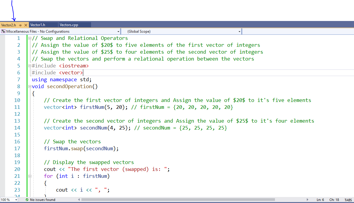 Vectors - Example 3-2-1