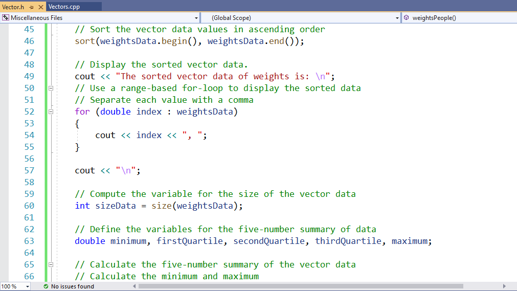 Vectors - Example 4-1-3