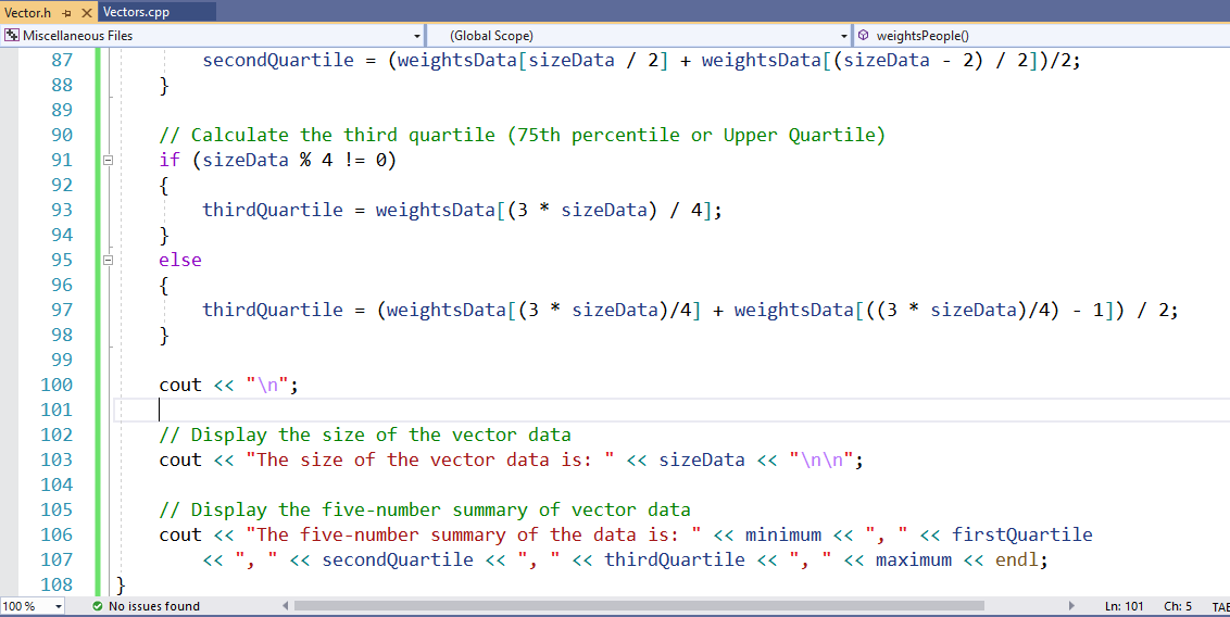 Vectors - Example 4-1-5