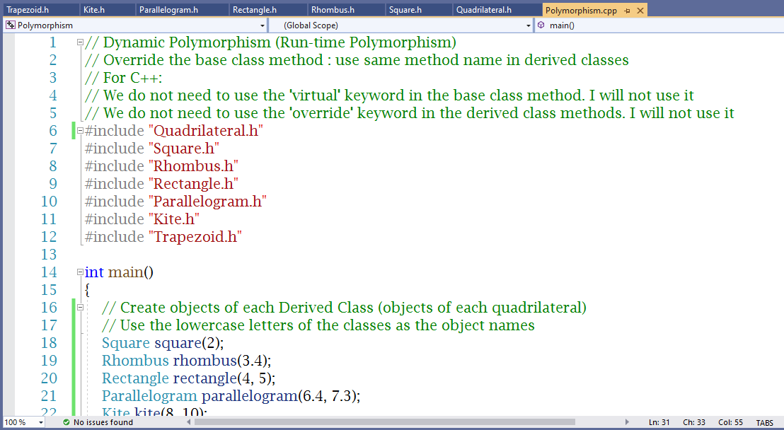 Dynamic Polymorphism 1-8