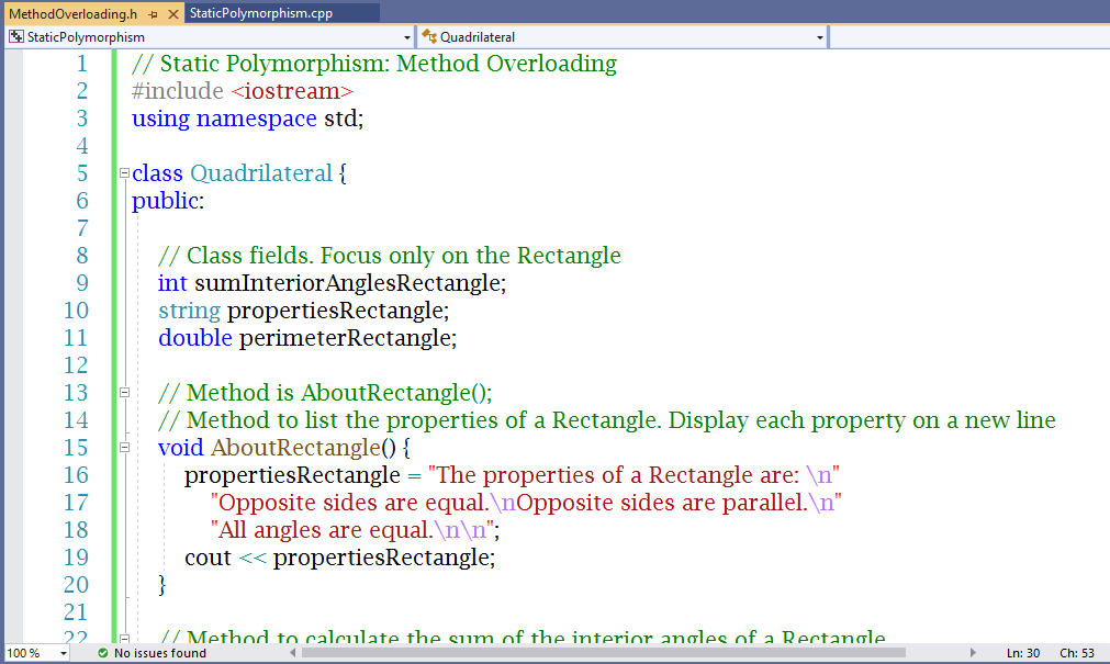Static Polymorphism: Method Overloading 1-1