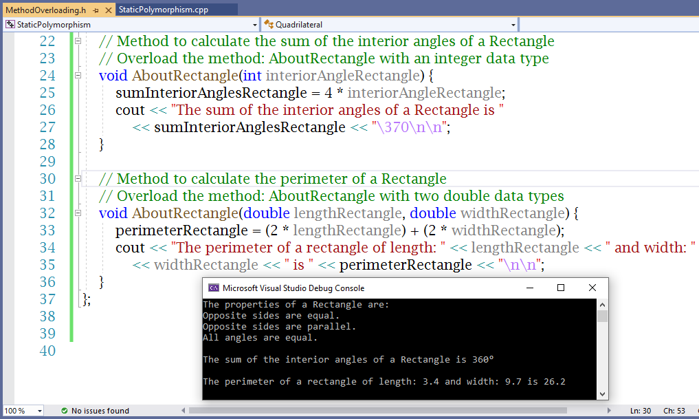 Static Polymorphism: Method Overloading 1-2