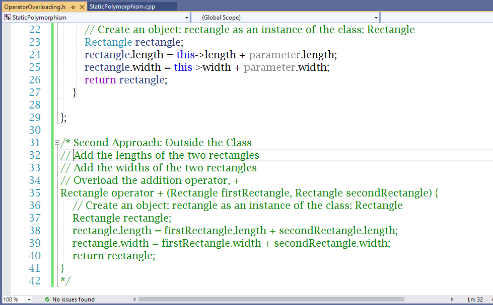 Static Polymorphism: Operator Overloading 1-2