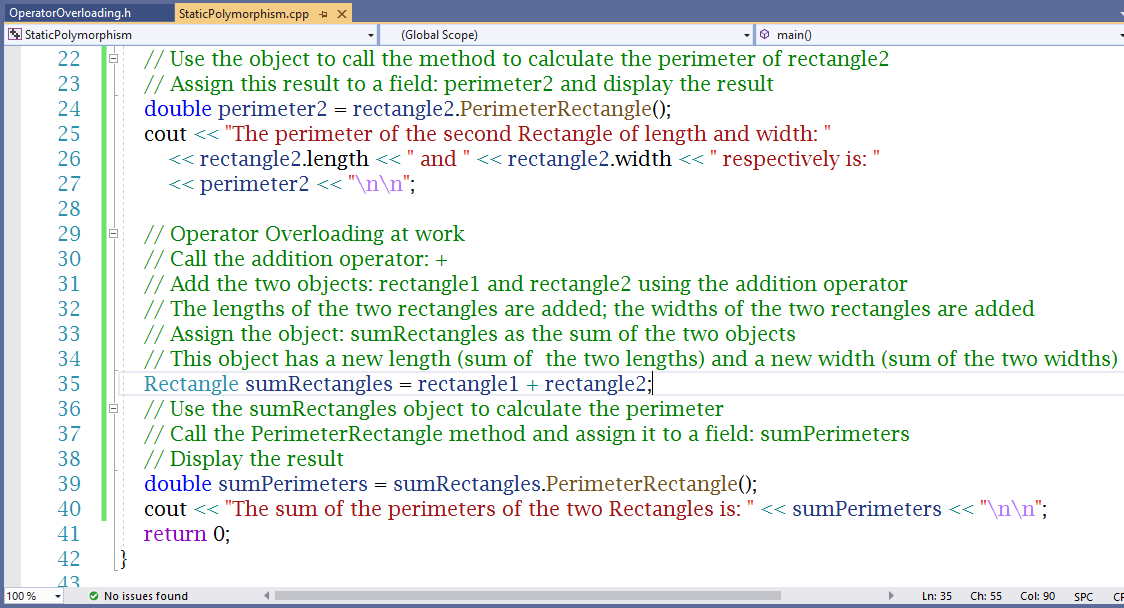 Static Polymorphism: Operator Overloading 1-4