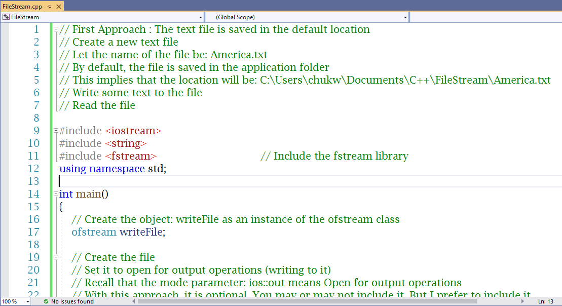 Write File and Read File 1-1