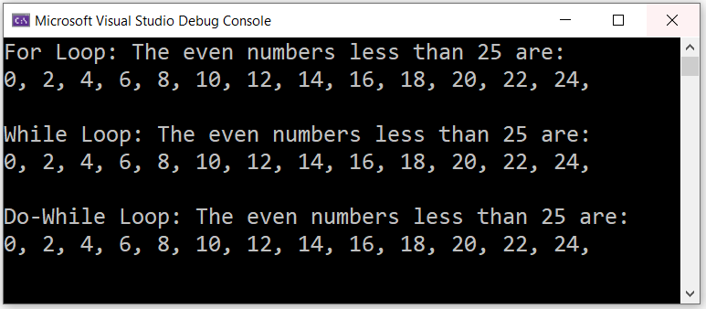 Iteration Statements 3-3