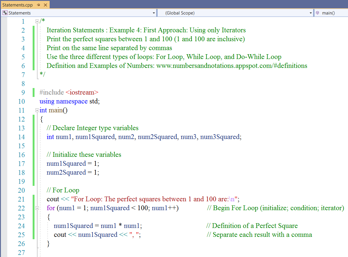 Iteration Statements 4-1