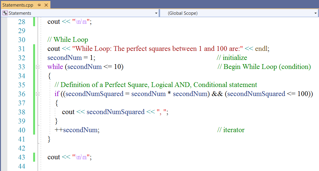 Iteration Statements 6-2