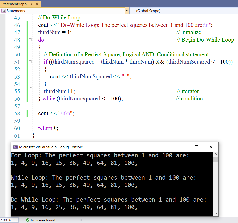 Iteration Statements 6-3