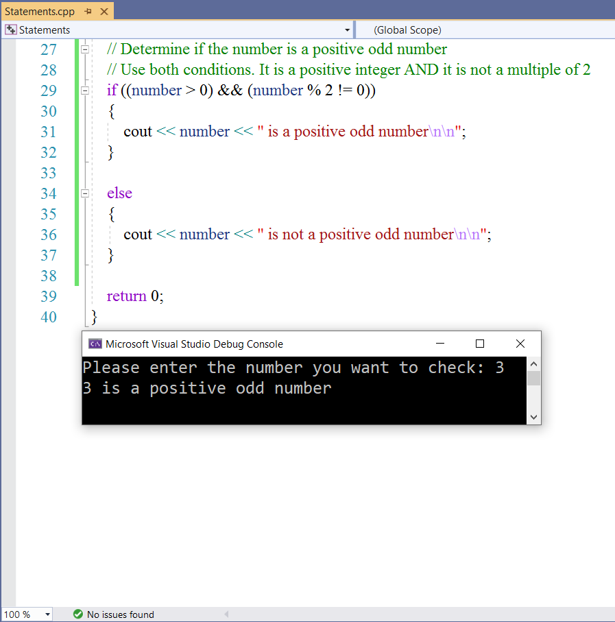 Selection Statements: Example 6-2