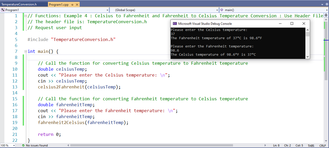 Functions - Example 4-2