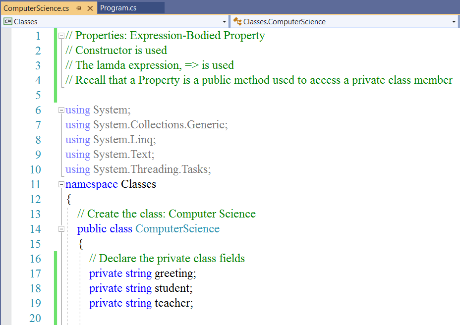 Expression-bodied Property 1