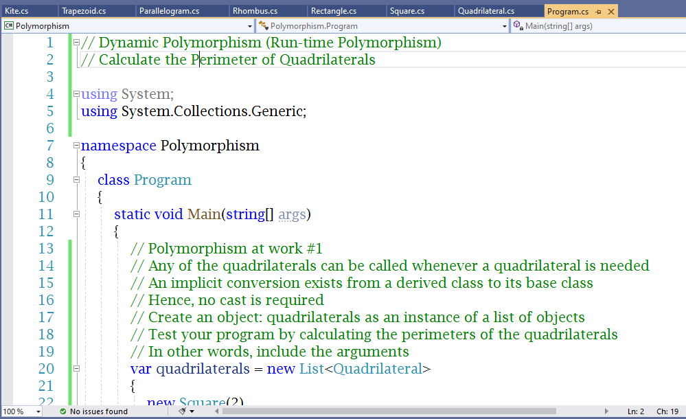 Dynamic Polymorphism 1-14