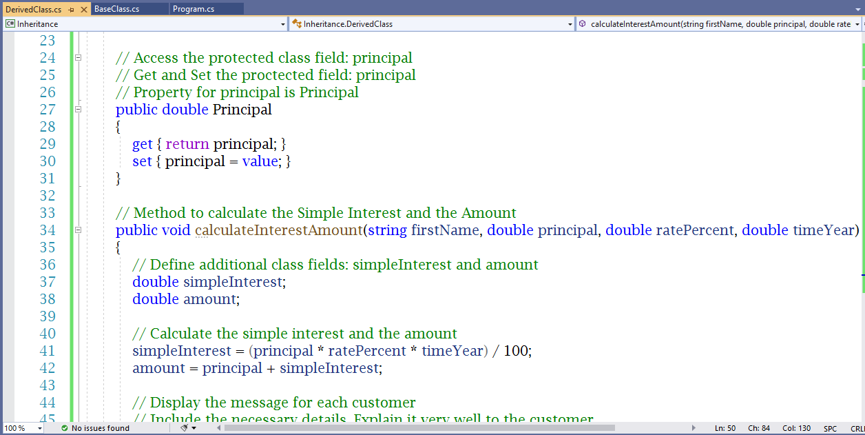 Inheritance Example 1-3