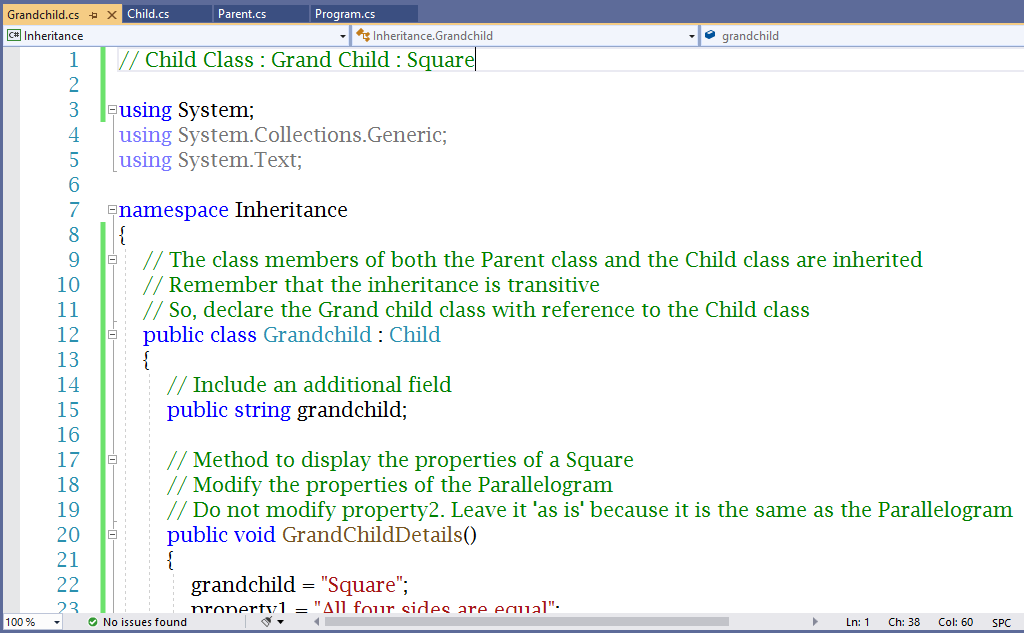 Multilevel Inheritance 4