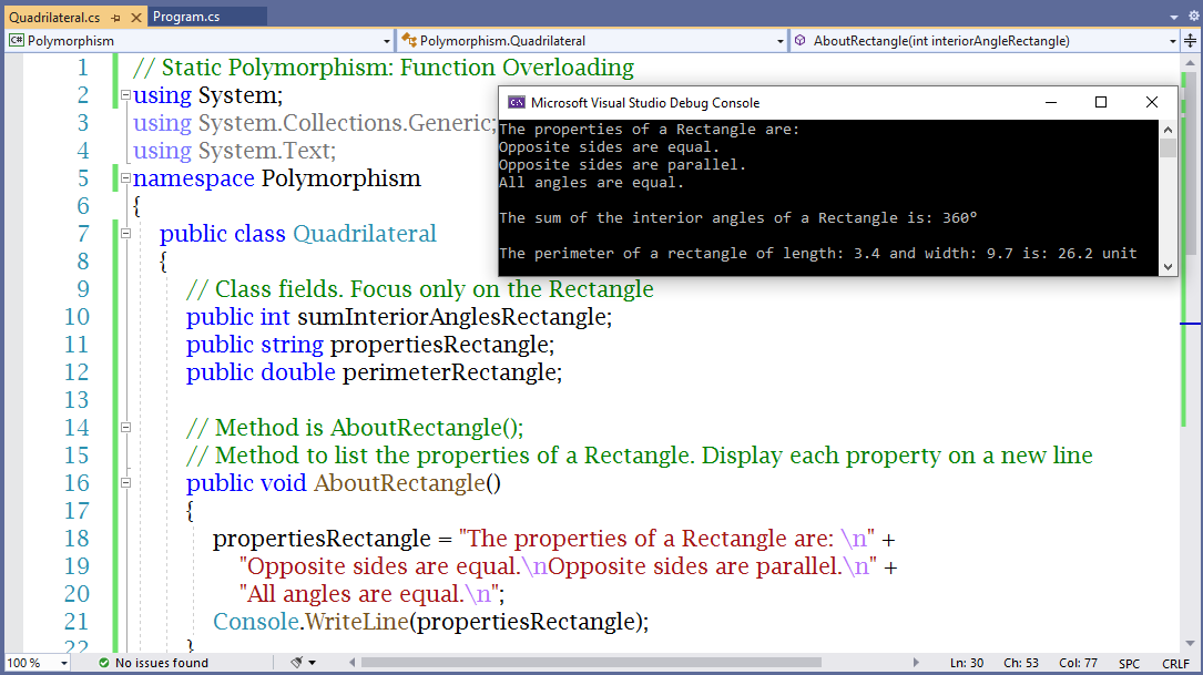 Static Polymorphism: Method Overloading 1-1