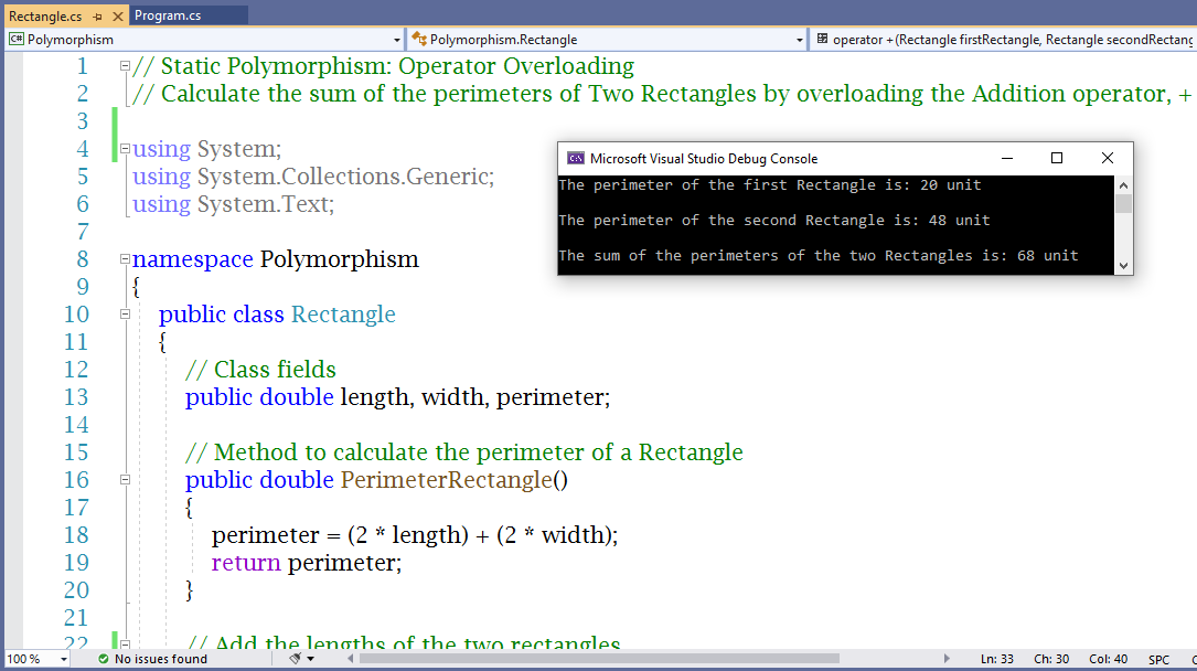 Static Polymorphism: Operator Overloading 1-1