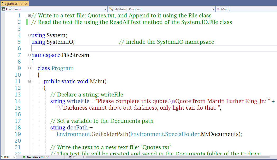 Write File, Append File and Read File 1-1