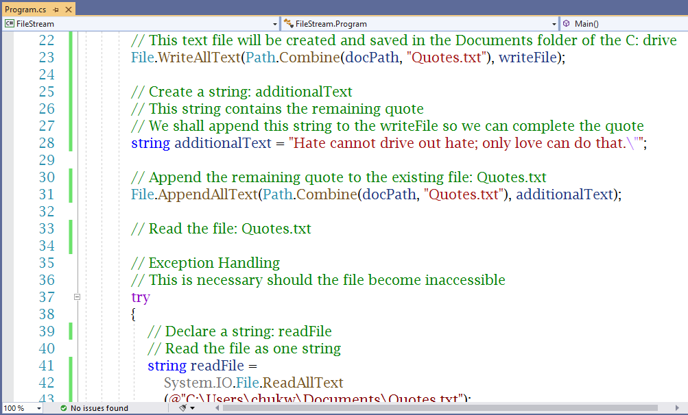 Write File, Append File and Read File 1-2