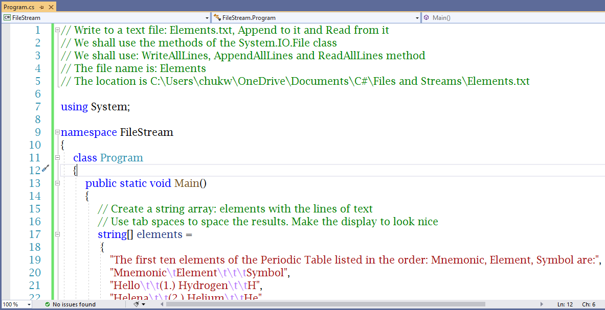 Write File, Append File and Read File 2-1