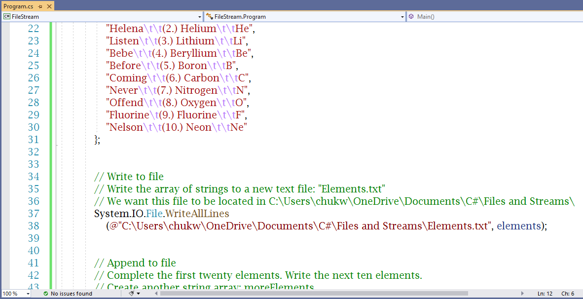 Write File, Append File and Read File 2-2