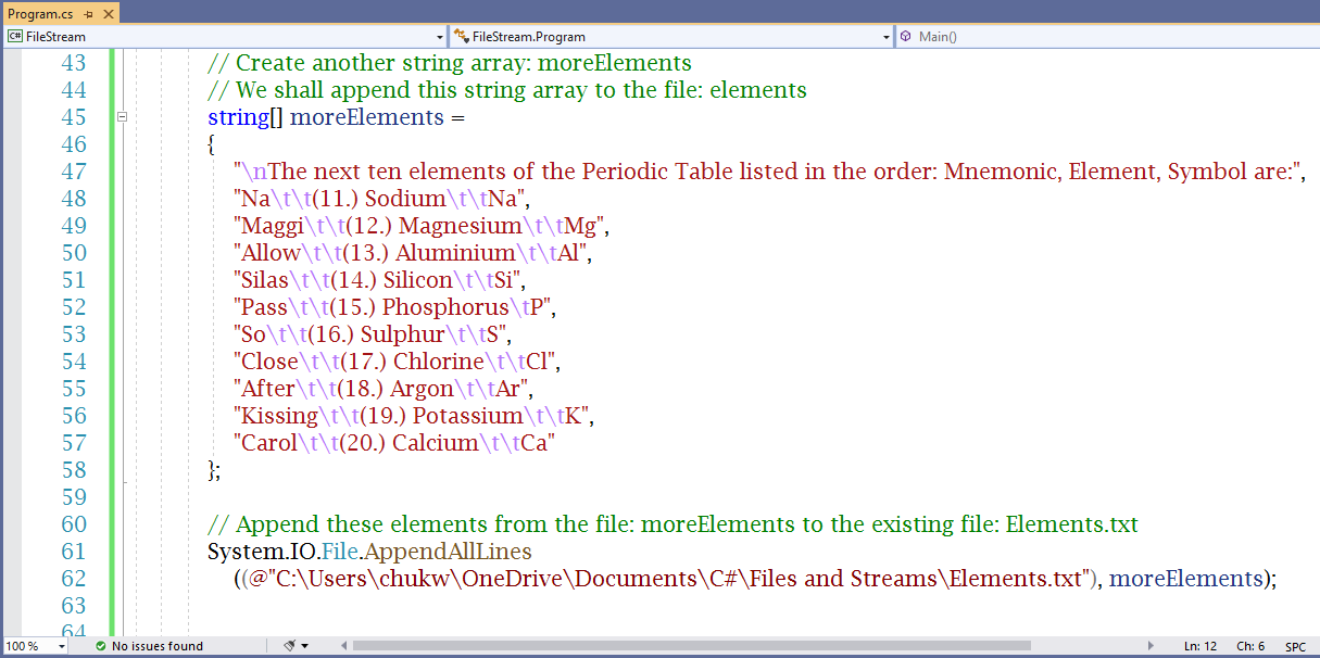 Write File, Append File and Read File 2-3