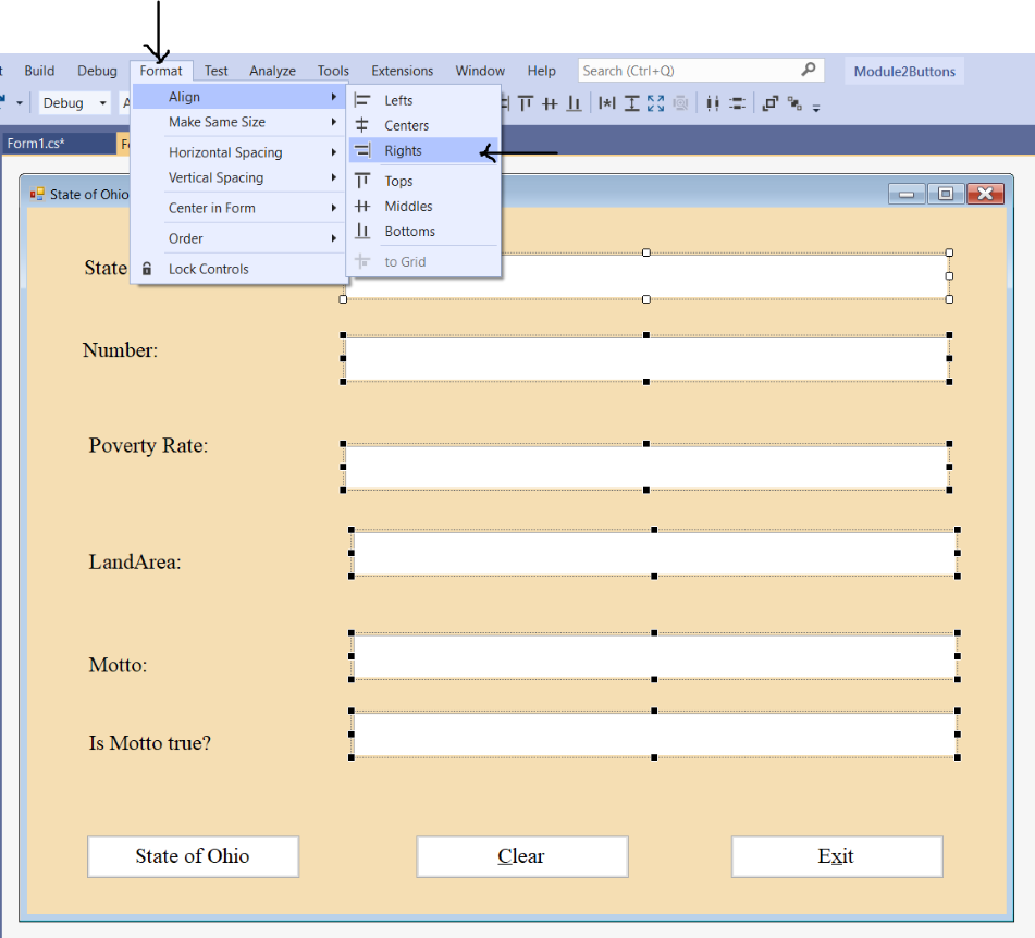 Buttons and Labels 1-4