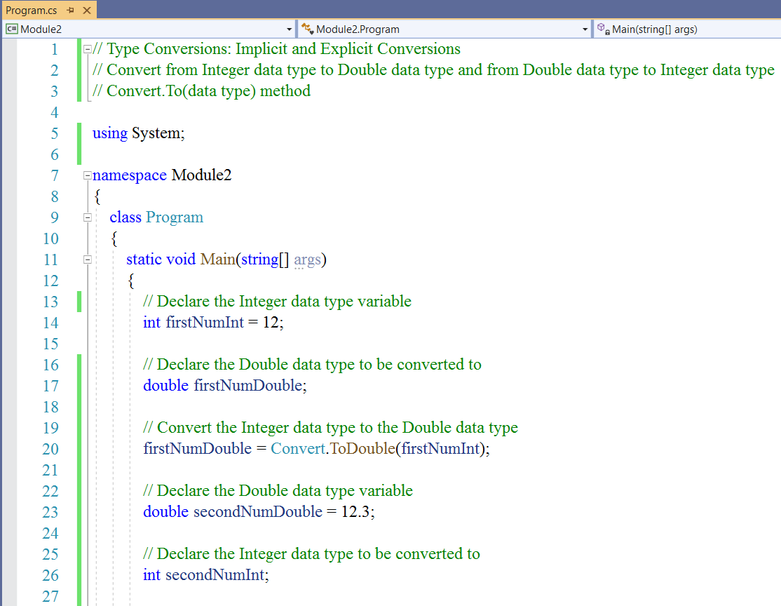 Implicit-Explicit Conversions 1-1