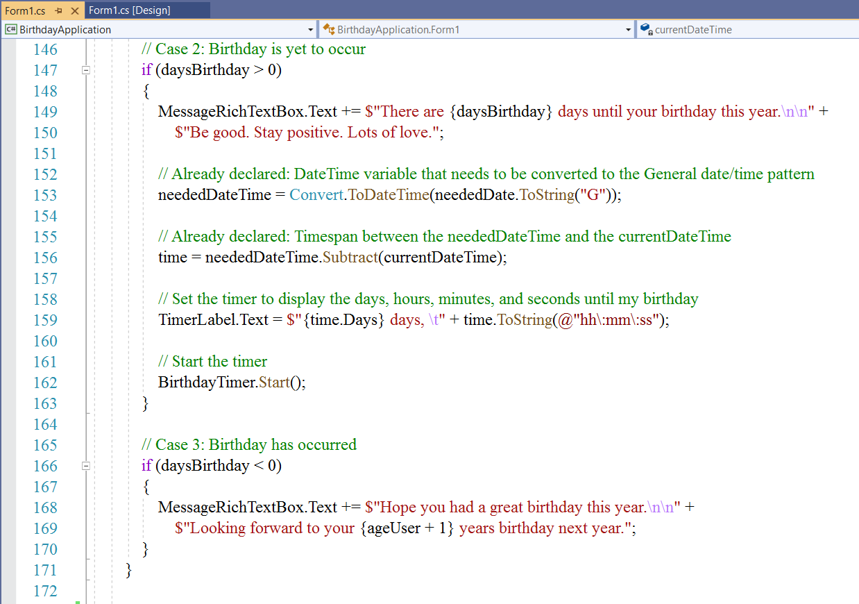 Birthday Desktop App Code 7
