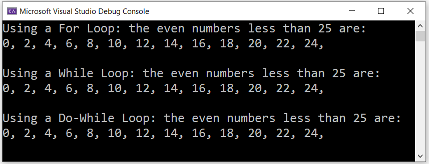 Iteration Statements 2-3