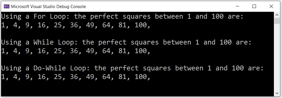 Iteration Statements 3-3