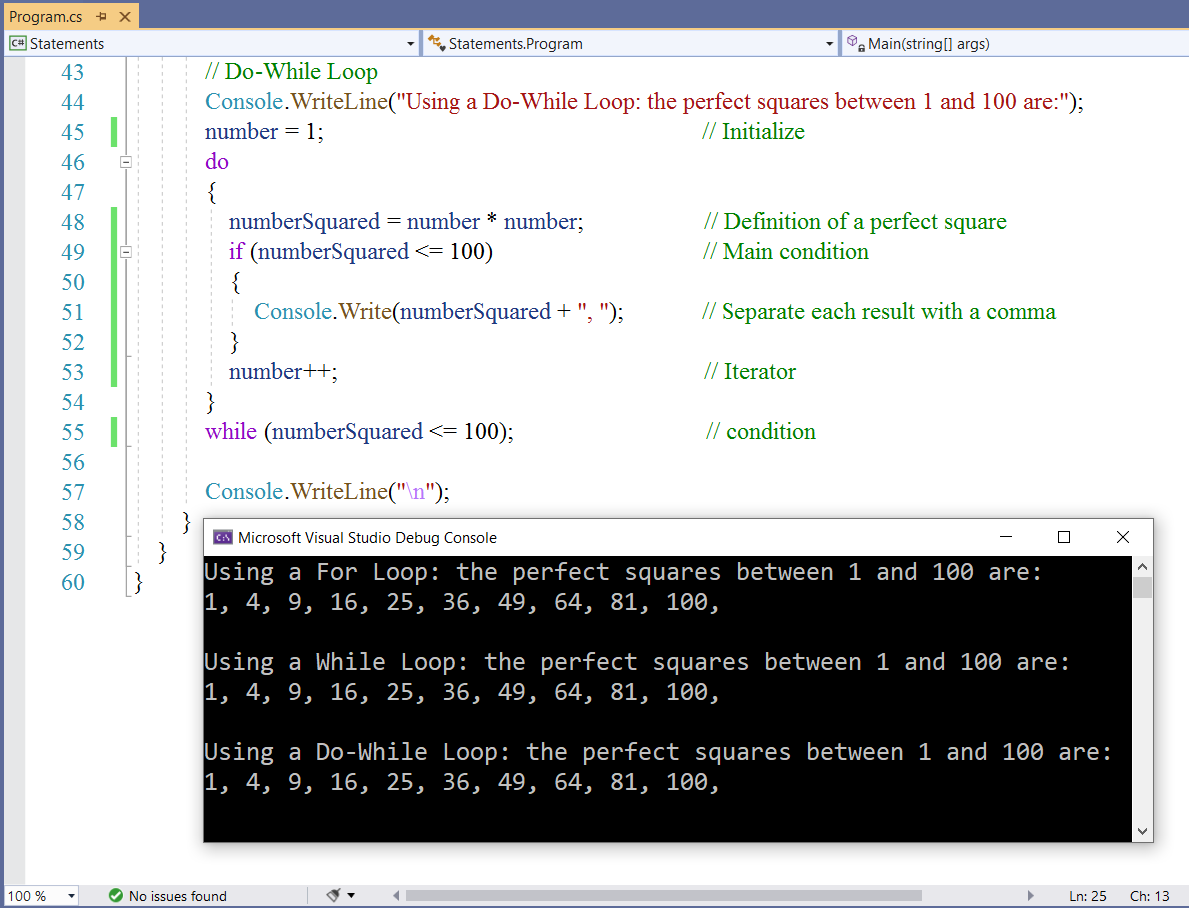 Iteration Statements 4-3