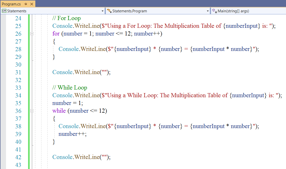 Iteration Statements 5-2